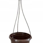 Kvetinač závesný ARGO 4 hnedý