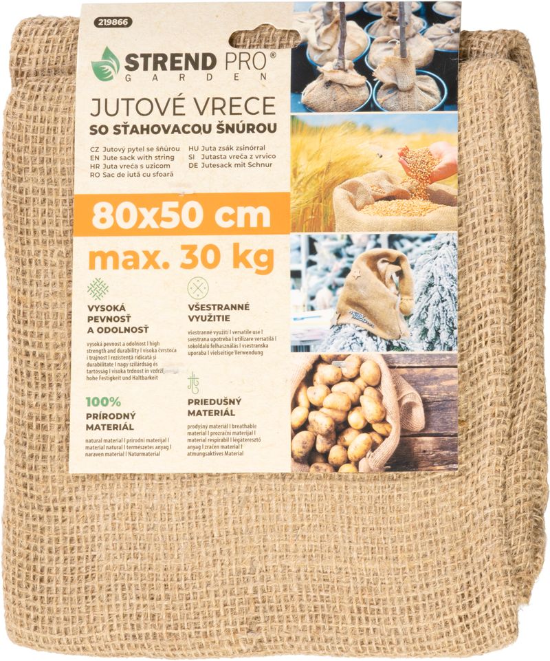 vrece juta Vrece jutové 80x50cm 30kg – Obrázok 1